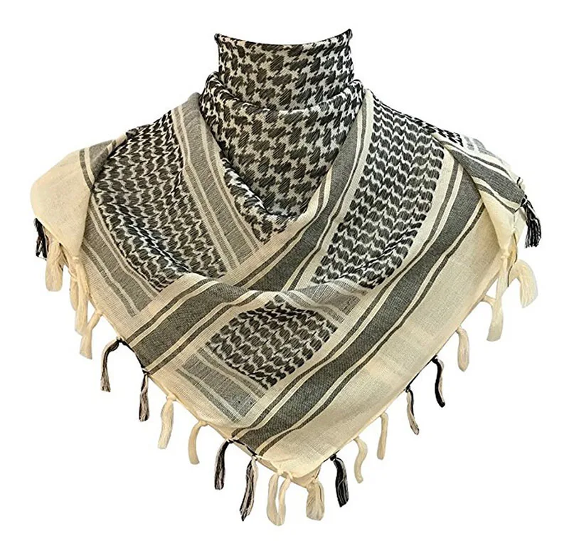 Arab Scarf Shemagh Tactical Balaclava Hiking Scarves Turban Head Wrap Neck Face Mask Outdoor Camping Equipment Headband Headwear (8)