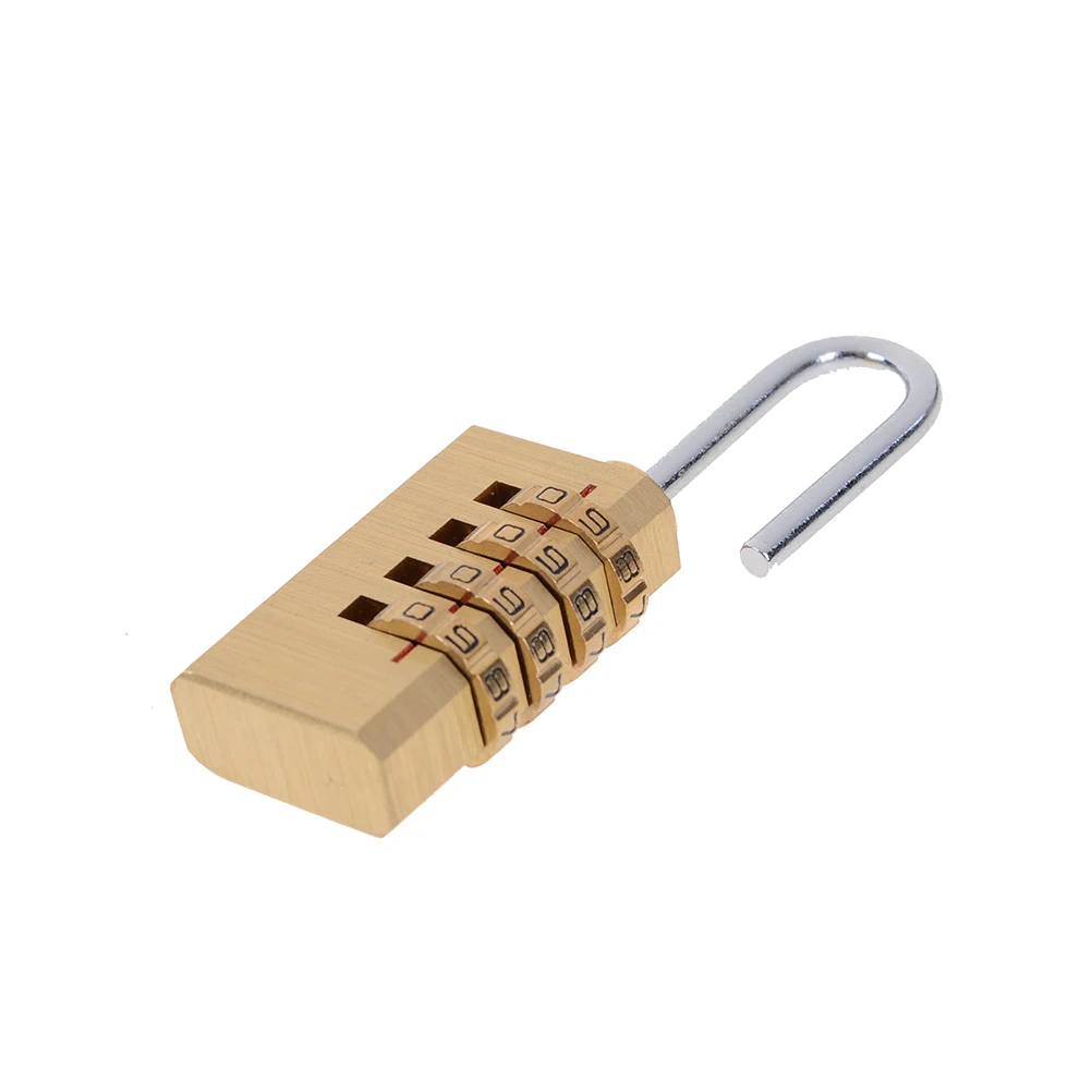 1 шт. 6 см x 2 см x 1 см сбрасываемый мини 4 цифры номер пароль кодовый замок Комбинации замка для саквояж