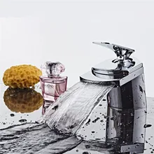 Опт и розница настенное крепление Водопад Ванная комната кран туалетный сосуд Раковина Смеситель кран холодная и горячая вода латунь Раковина Смеситель кран