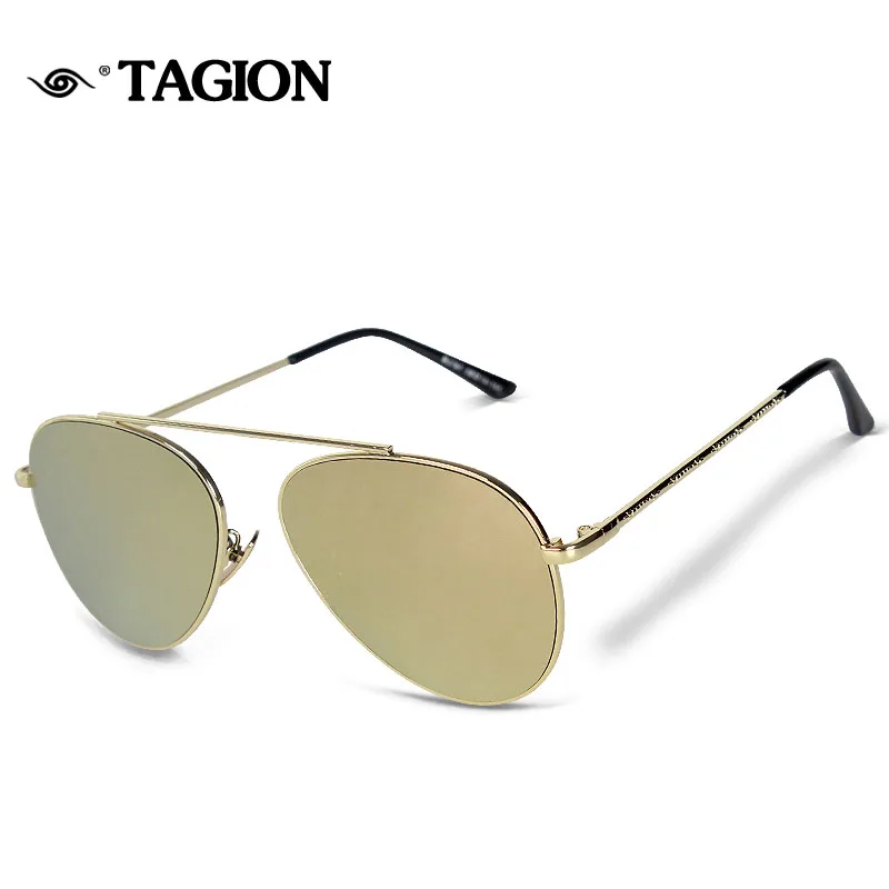 TAGION Brand New Men's Pilot Sunglasses Women Alloy Frame Fashion