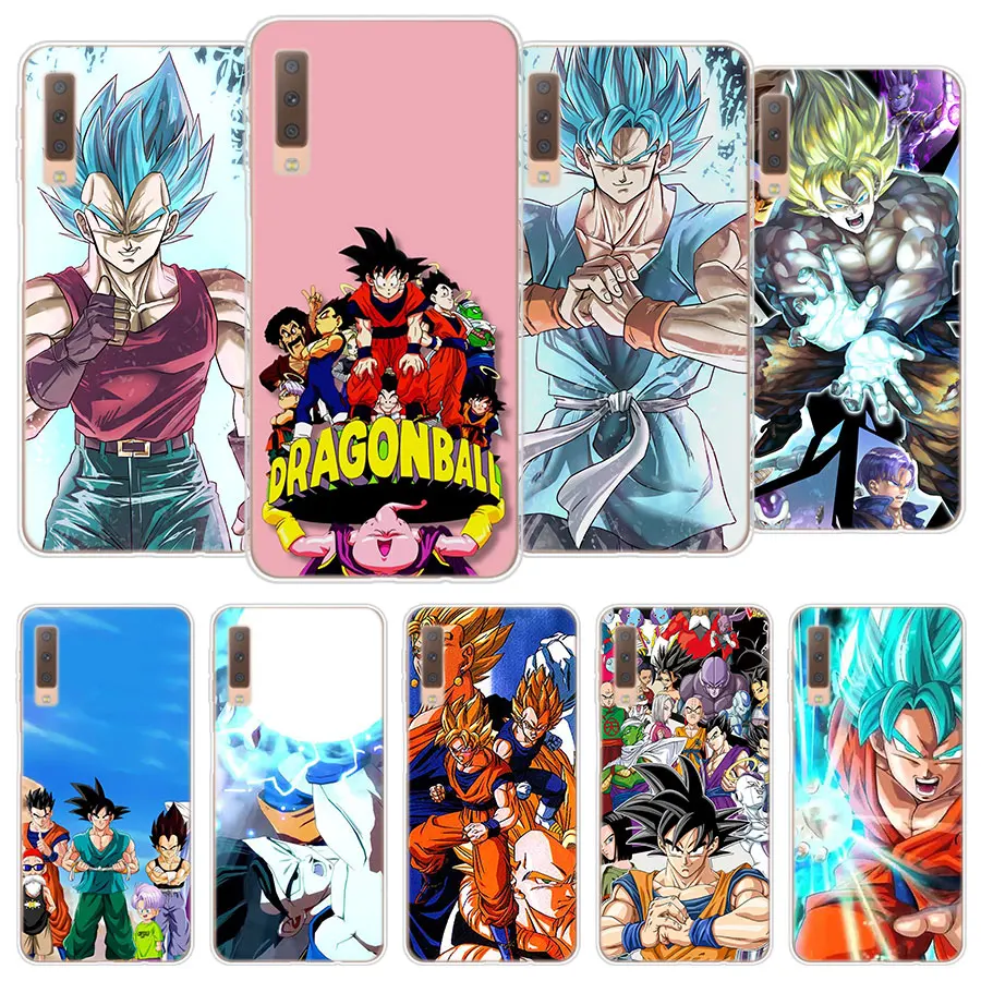 

DRAGON BALL Z DBZ Ultra Instinct TPU Silicone Cases for Samsung Galaxy A7 2018 A6 A8 Plus A9 J4 J6 Plus J7 J8 2018 Soft Phone Ca