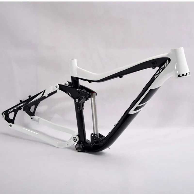 Perfect 2018  Mountain Bike Frame 26/27  5er * 17 iInches Full Suspension Aluminum Frame Bicycle Frame 4