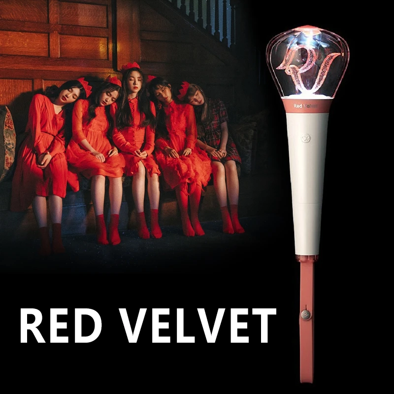 

SGDOLL KPOP 1R Red Velvet Lightstick Fanlight Concerts Album Glow Lamp Light Stick Fluorescent Glow Lamp Luminous Toys 2019 New
