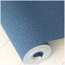 Modern Solid Color Dark Blue Wallpaper Roll Plain Denim Wall Paper For Walls Waterproof PVC Wallpapers Grey for Living Room цена Modern Solid Color Dark Blue Wallpaper Roll Plain Denim Wall Paper For Walls Waterproof PVC Wallpapers Grey for Living Room цены онлайн