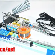 7/набор ЕС Plug 907 Регулируемая постоянная температура свинца внутренний нагрев Электрический паяльник 220 В 60 Вт