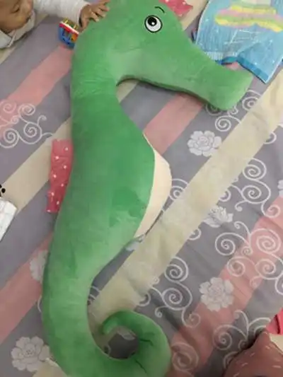 cute cartoon seahorse plush toy giant accompany sleeping pillow colorful sofa bed cushion doll big doll for children girl gift decoration 63inch 160cm DY50675 (5)