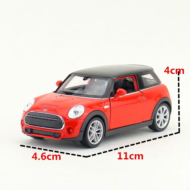 

Brand New WELLY 1/36 Scale Germany MINI COOPER HATCH Diecast Metal Pull Back Car Model Toy For Gift/Kids/Collection