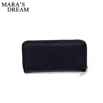 

Mara's Dream Women Wallets Fashion Solid Female Wallet Women Change Purses Carteira Feminina Ladies' Long Design Brand Purse
