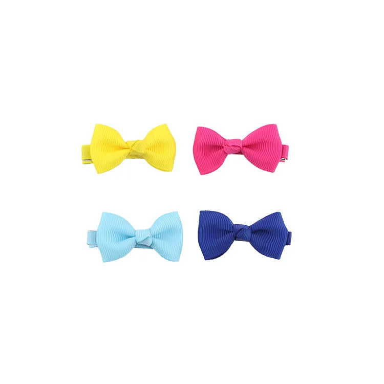 Newborn Cute Colorful Bow Elastic Hairbands Baby Girls Hair Wrap Ribbon Headbands Hair Bands Kids Headwear Hair Accessories (8)