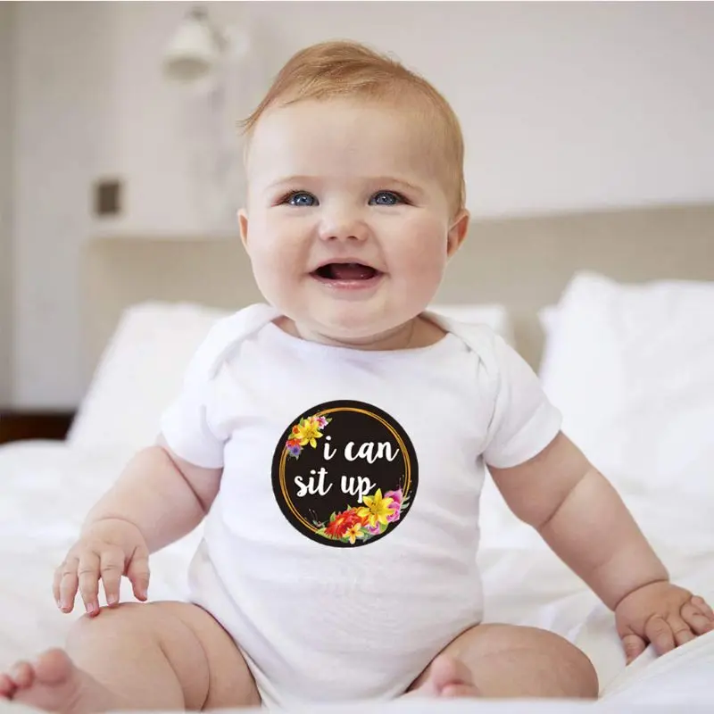 OOTDTY 12 шт./компл. наклейка на день рождения ребенка новорожденного фотореквизит s 1