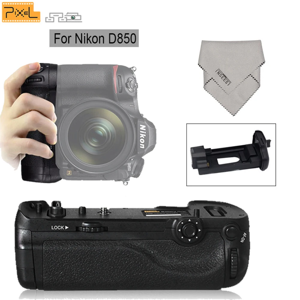 Pixel Professional Vertax D18 Батарейная ручка для цифровой зеркальной камеры Nikon D850 как EN EL15a