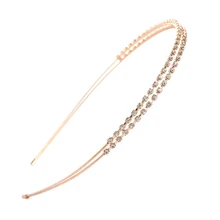 1 шт., модный обруч для волос со стразами, Женский головной убор, повязка для волос, аксессуары для волос, свадебные украшения для головы невесты