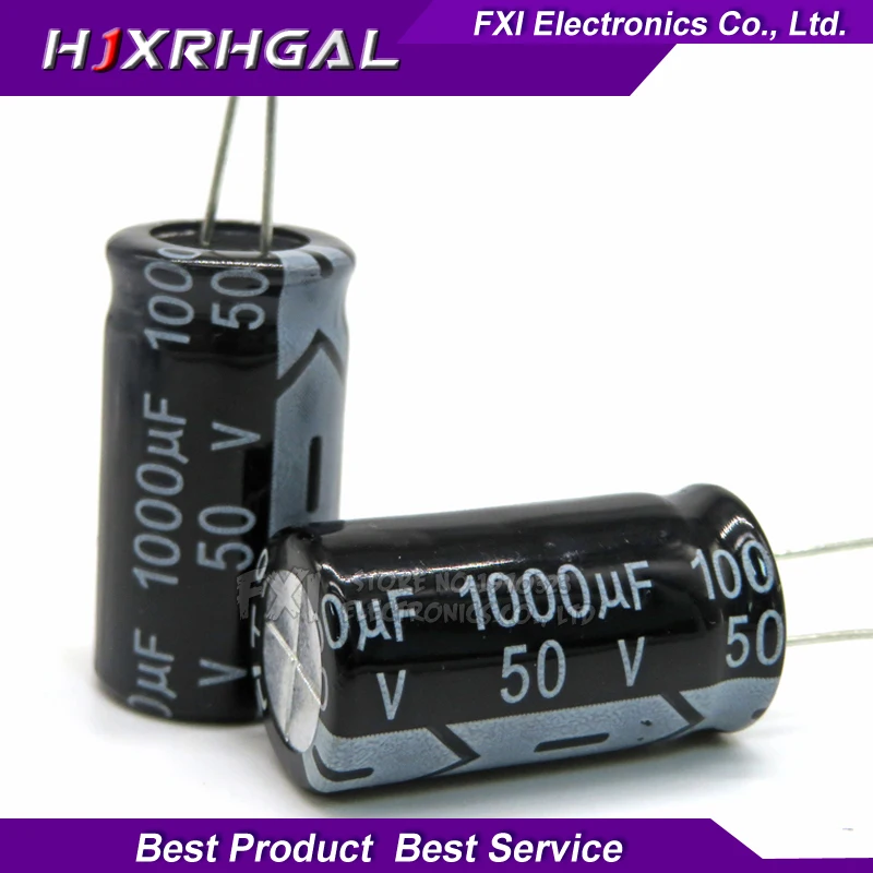 

10PCS 50V1000UF 13*25mm 1000UF 50V 13*25 Electrolytic capacitor New original