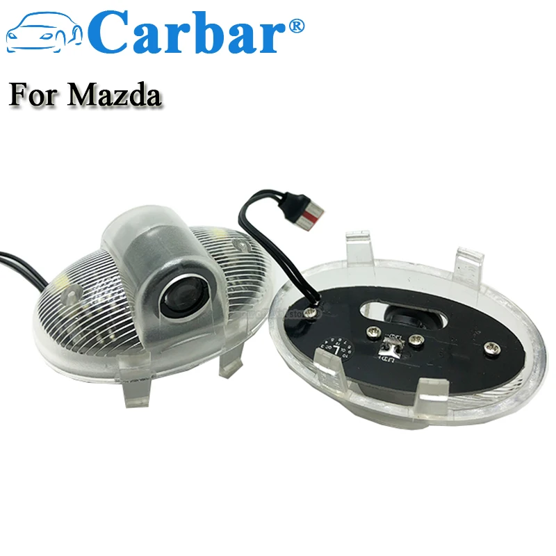 

2Pcs LED Car Door Welcome Light Logo Projector Light For RX8 Mazda6 Mazdaspeed CX-9 Mazda 8 Atenza Mazda MPV Ruiyi Courtesy Lamp
