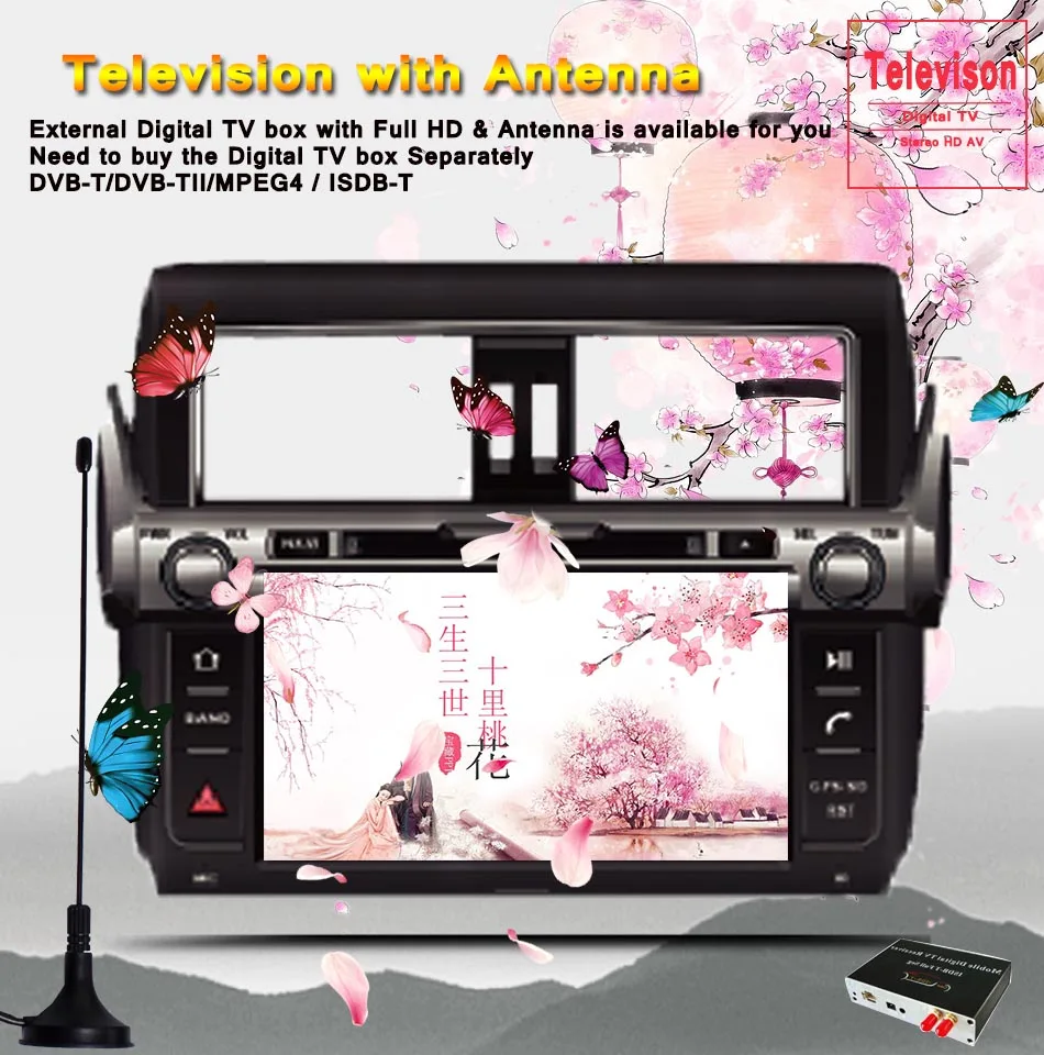 Top HD 1024*600 IPS capacitive screen Car gps monitor video music stereo Android 9.0 8core For Toyota Land Cruiser Prado 150 2014+ 4 Top HD 1024*600 IPS capacitive screen Car gps monitor video music stereo Android 9.0 8core For Toyota Land Cruiser Prado 150 2014+ 4