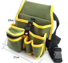 

SunRed high quality green with black multifuntional tools bag for electrician 600D density NO.104-1 freeshipping