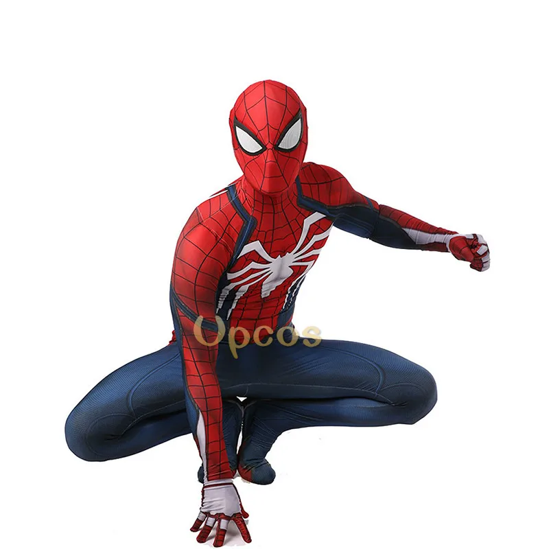 New Game PS4 INSOMNIAC Spiderman Costume 3D Print Spandex Lycra SPIDERMAN SUIT Advanced Suit Costumes Gift New Game PS4 INSOMNIAC Spiderman Costume 3D Print Spandex Lycra SPIDERMAN SUIT Advanced Suit Costumes Gift