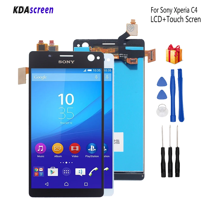 Original For Sony Xperia C4 LCD Display Digitizer Assembly For Sony Xperia C4 E5303 E5306 E5333 Display Screen LCD Phone Parts Original For Sony Xperia C4 LCD Display Digitizer Assembly For Sony Xperia C4 E5303 E5306 E5333 Display Screen LCD Phone Parts