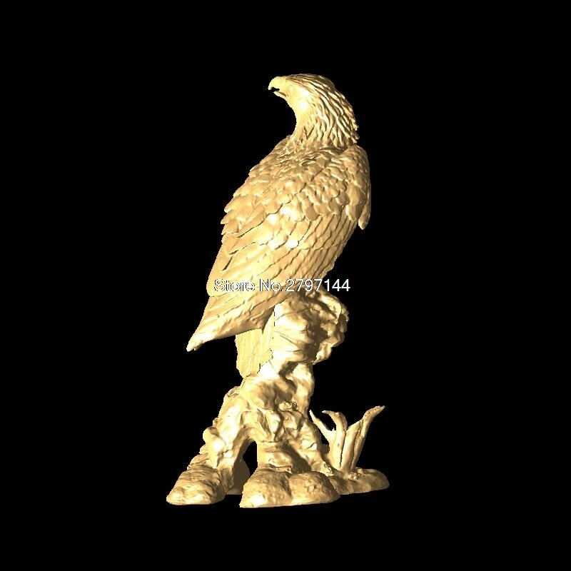 Орел 3D модель СТЛ рельефа для с ЧПУ формат мебели украшение мебели|stl relief|3d model