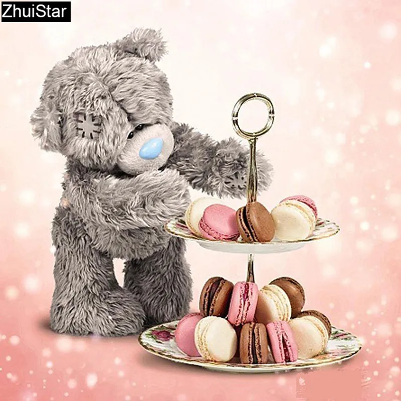 5D DIY Diamond Painting Teddy Bear Diamond Mosaic Full Square Drill