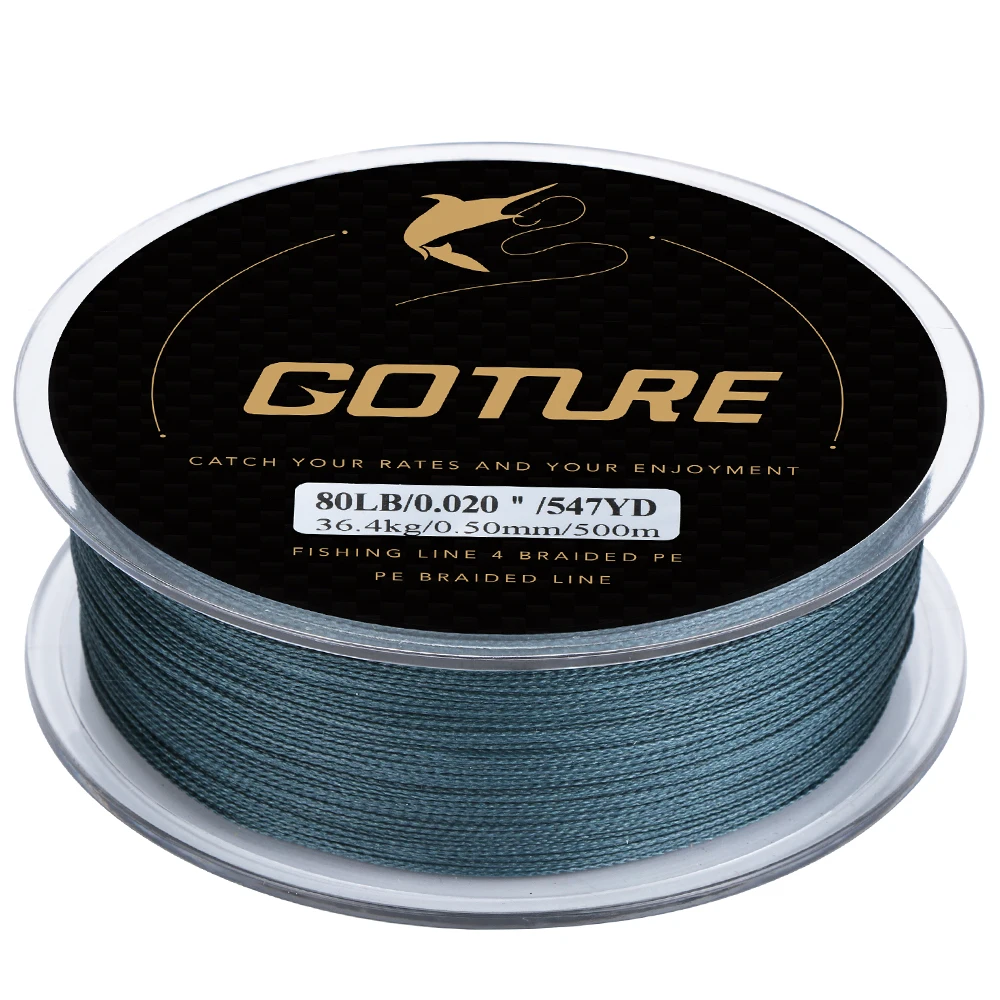 

Goture New Superpower Japan Fishing line Grey/Yellow/Blue/Green 0.07-0.5mm 8-80LB Multifilament Line Fishing Accessories