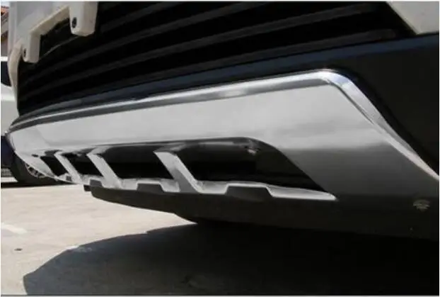 

XT5 Stainless Steel Car Front+Rear Bumpers Protector Guard Skid Plate Fits For Cadillac XT5 2016 2017 2018 2019 2020