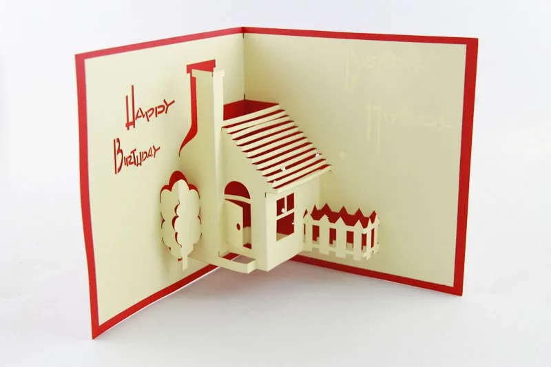 aliexpress com buy house party pop up greeting card happy birthday