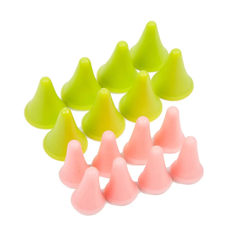 Hoomall 10PCs Cone Shape Rubber Knit Knitting Needles Cap Tips Point
