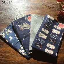 Мужской платок фурошики хлопок /японский стиль напечатанный 35 см/много польз