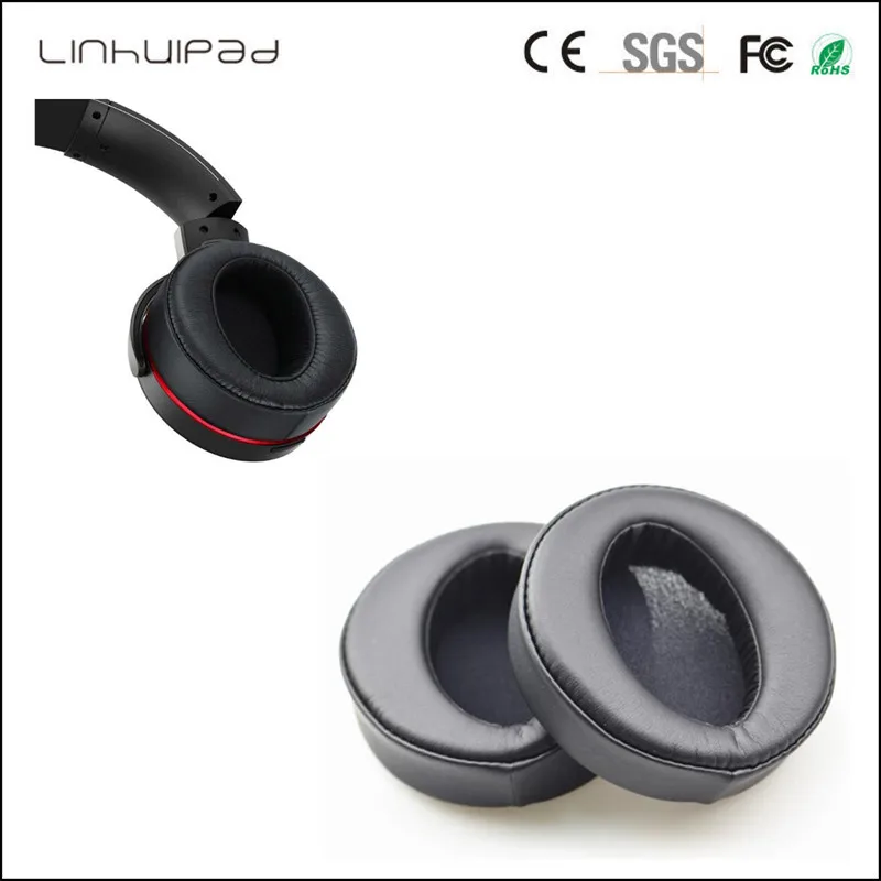 Linhuipad 1pair Soft Sponge Comfortable Original Replacement EarPad Cushions For Sony MDR-XB950BT Wireless Headphones Excellent |