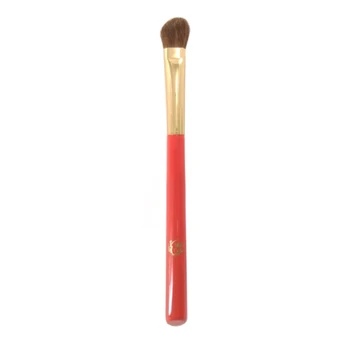 

H-07 Professional Handmade Make Up Brush Angled Eye Shadow Brush Natural Horse Hair Cosmetic Tools Vermilion Makeup Brushes