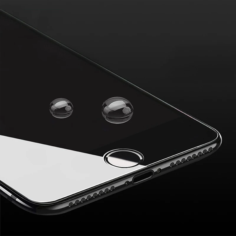 Закаленное стекло 6D для iPhone 7 Plus XR 8 XS MAX 11 Защитное экрана защитное с изогнутыми