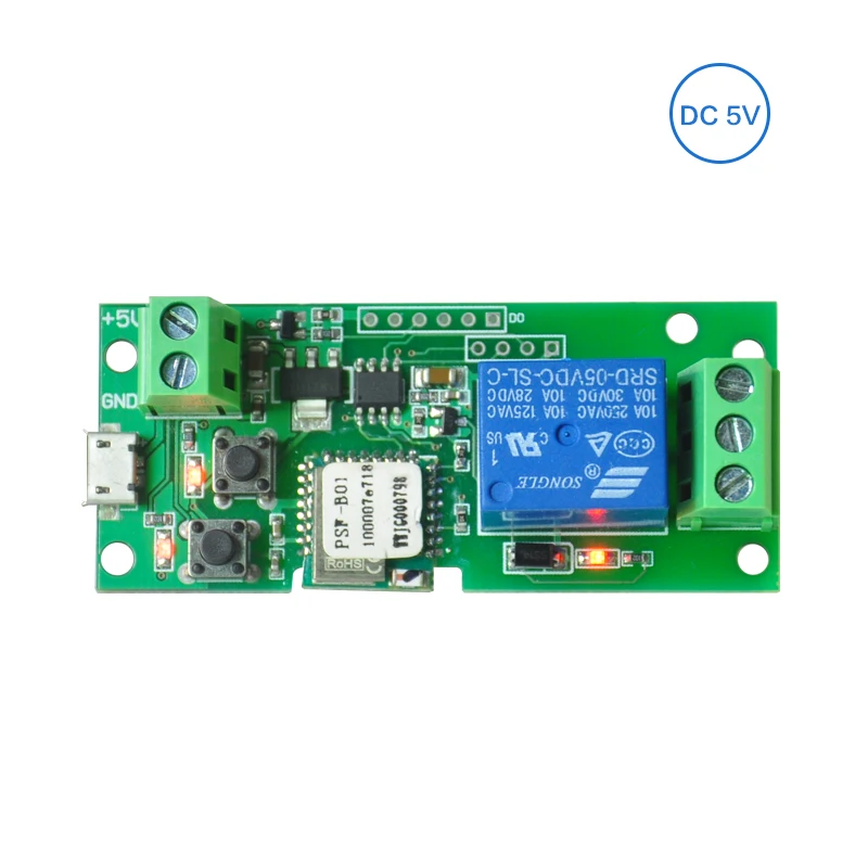 Sonoff переключатель Wi-Fi беспроводной модуль реле умный дом автоматизация для доступа к компьютеру dc5V/12 В 24 В 32 В толчковой/самоконтрящаяся IOS
