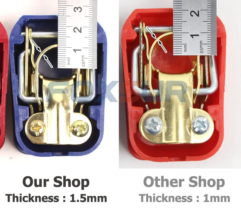 FOXSUR 2 шт. 12 В быстроразъемные клеммы батареи зажим для автомобиля Караван Лодка, дом на колесах ВКЛ/ВЫКЛ оснастки