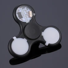 Свет Спиннеры с коммутатором Пластик EDC стороны игрушка для аутизма и СДВГ рельеф фокус беспокойство стресс Игрушечные лошадки для детей подарок