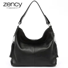 Livraison gratuite 2017 Casual 100% Deux Glands doux réel véritable sac à main en cuir de femmes hobo épaule dames messenger bag sac à main