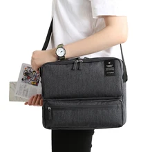 Дорожная сумка-Органайзер для мужчин, сумка для паспорта, портфель для хранения, сумка на плечо, деловая сумка-мессенджер, портфель для мужчин и женщин