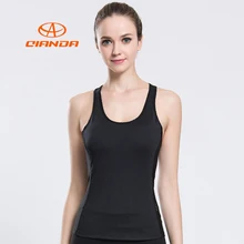 QIANDA Лето Для Женщин Йога Топы женские пикантные тренажерный зал спортивной жилет Фитнес рукавов летние рубашки черный тренажерный зал быстросохнущая футболка