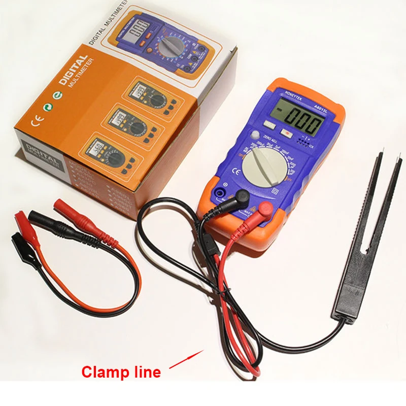 

Portable Digtital Meter Capacitor Tester Multimeter 2000uF with Backlight Tester Capacitance Meter