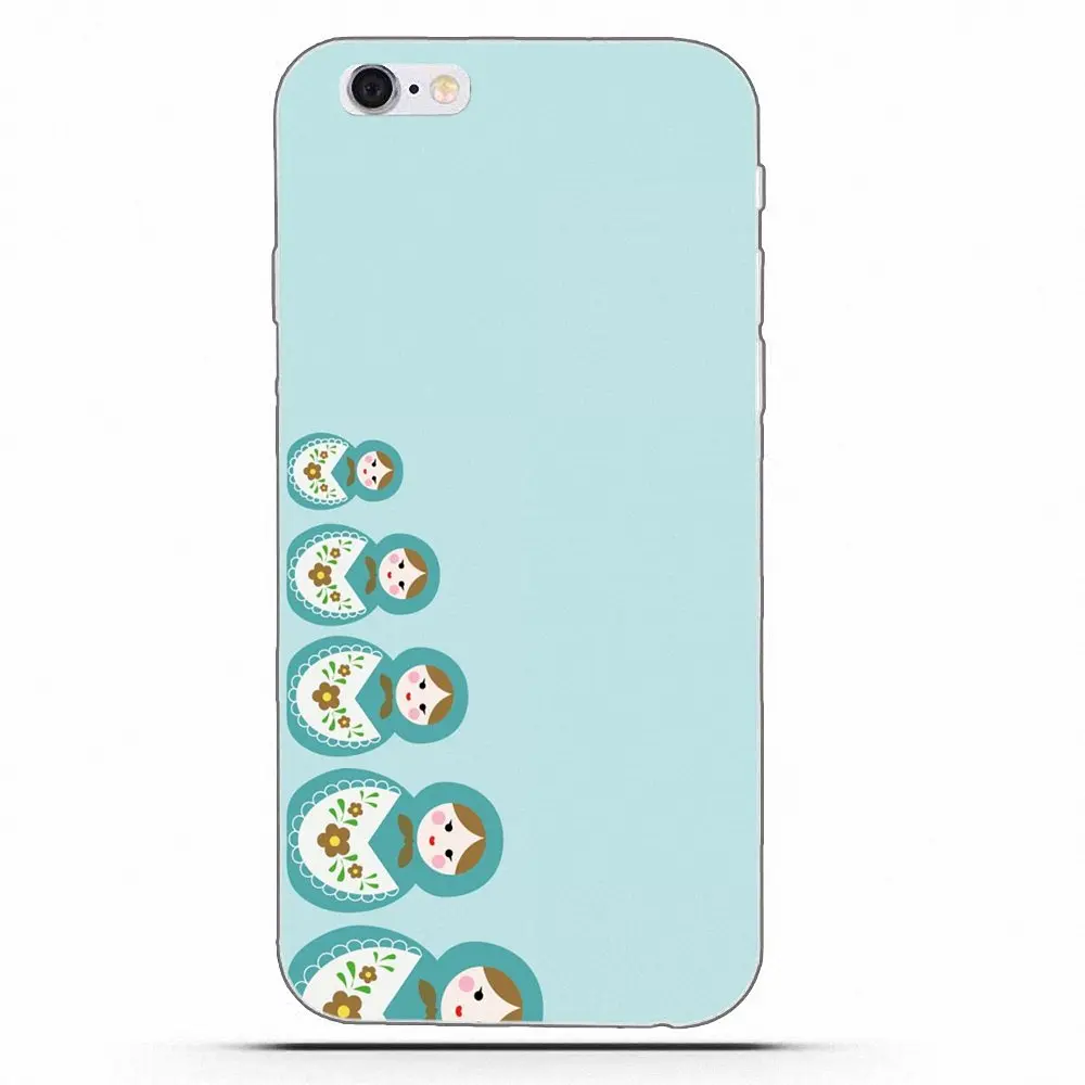 Wexoeq Soft Cases Lovely Cartoon Russian Dolls For Huawei Honor 4C 5A 5X 6A 6C 6X 7X 9 V8 V10 Mate 7 8 10 P9 P20 Pro Lite Play