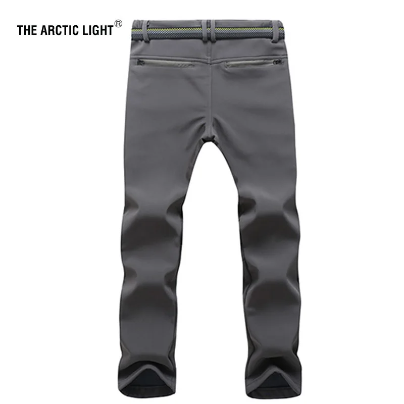 Escalada camping senderismo trekking Pantalones cáscara suave otoño invierno a prueba de viento impermeable calor radiación protección hombres Pantalones Escalada camping senderismo trekking Pantalones cáscara suave otoño invierno a prueba de viento impermeable calor radiación protección hombres Pantalones
