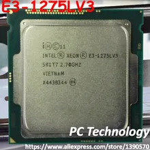 Процессор Intel Xeon E3-1275LV3 cpu 2,70 GHz 8M LGA1150 четырехъядерный настольный процессор E3-1275L V3 E3 1275LV3