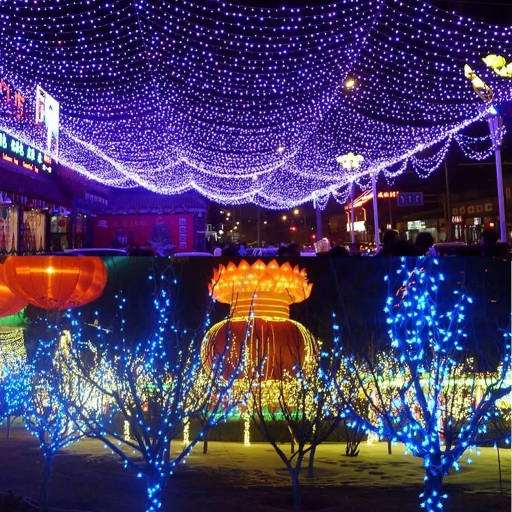 

Waterproof 9M 100 LED Outdoor Solar Powered String Light Garden Christmas Party Fairy Lamp #20/18L