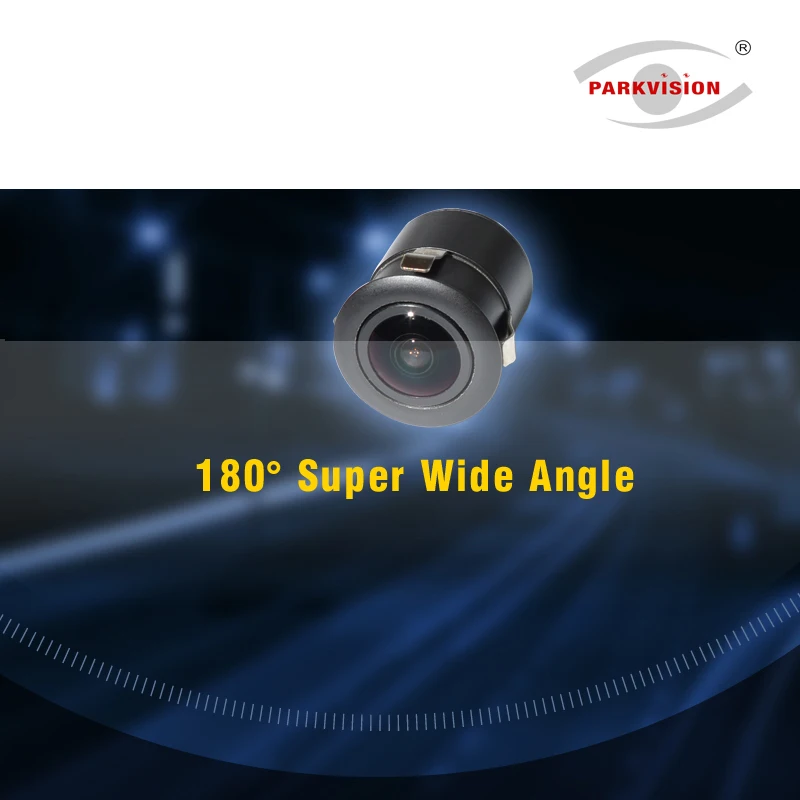 PARKVISION Brand 180 Degree Wide Angel Reversing Back Rear View Camera HD Image for Car Full View Mode Top View Mode