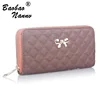 Women Wallets Fashion Durable Purse Bow Wallet Female Card Holders Cellphone Pocket PU Leather Cute Solid Women Money Bag Clutch 5