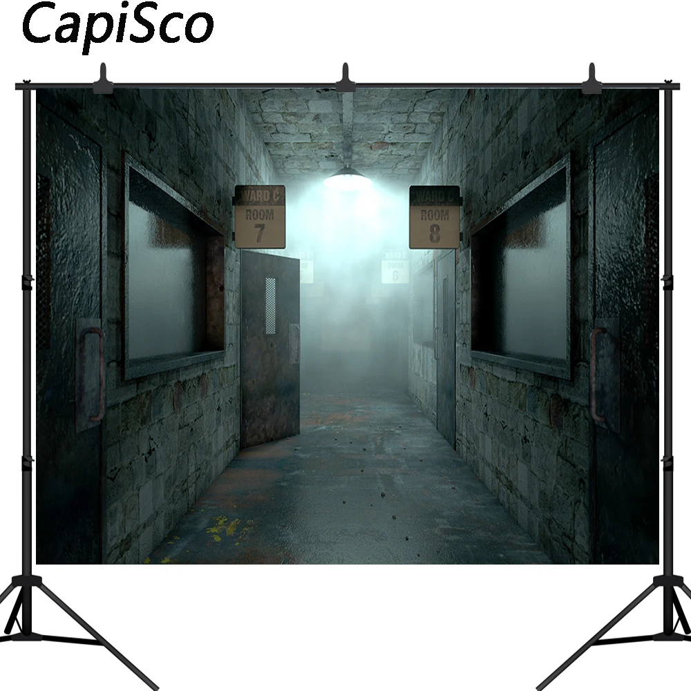 Capisco 3D коридор фон ужас пустая Больничная комната для фотосъемки Хеллоуин