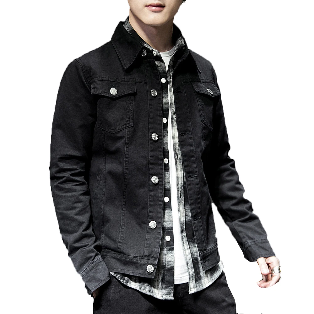 

2019 Brand Spring Men Cargo jacket Men Casual Jacket Coat Men's Washed Pure Cotton Army green Bomber Jackets Male outwear Coats