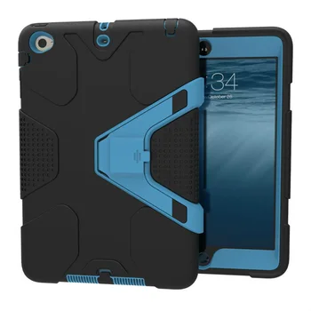 

For ipad 2017 case robot Kids Safe Shockproof Heavy Duty PC Hard Cover kickstand design For Apple ipad 2018 Protective cover