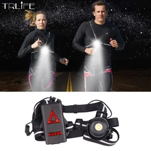 2200mAh Safety Night Outdoor Sport Running Lights L2 LED Night Running Flashlight Warning Lights Cycling USB Charge Chest Lamp new arrivals warning waist belt tape lamp led light outdoor night cycling running working workplace safety supplies accessories