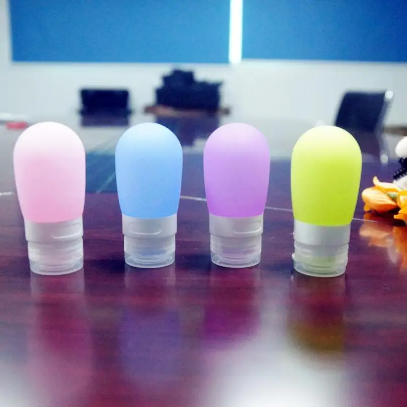 

200 шт./лот 80 мл многоразовые бутылки для макияжа, дорожная упаковка, силиконовая бутылка с прессом для шампуня с лосьоном